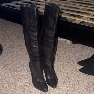 Jessica Simpson Black Over the Knee Boots